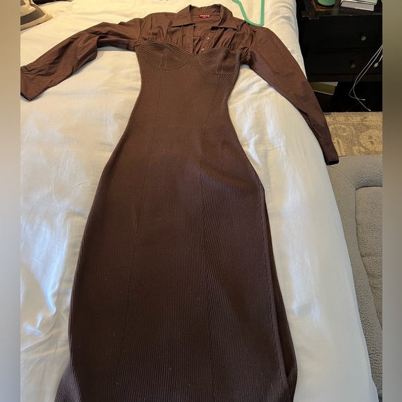 Staud Mixed Media sweater dress, never worn - Picture 5 of 5